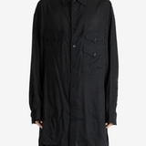 Black shirt, full body view