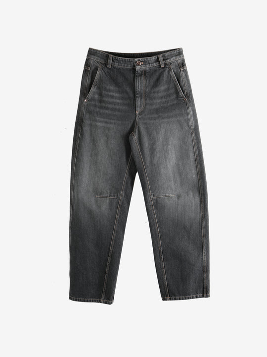 Grey pants, front view