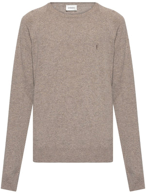 SAINT LAURENT - Men Round Neck Sweater