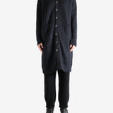 Black coat, full body view