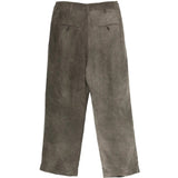 Brown pants, back view