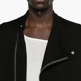 Close up of black shirt,showing texture of the cotton fabric