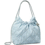 Blue bag, side view