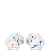 White shoes, back view
