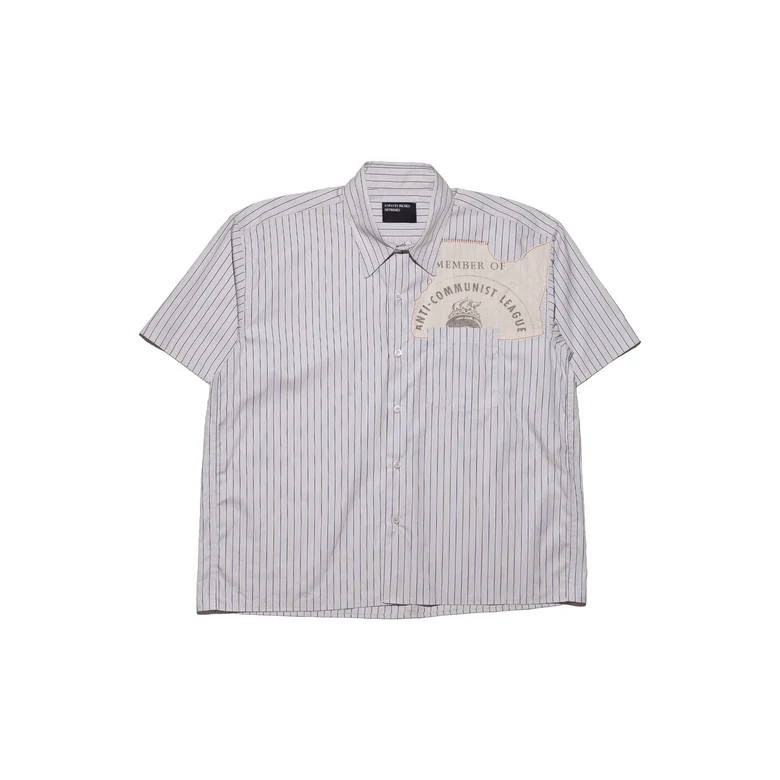 Blue shirt, front view