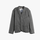 Grey blazer, front view