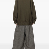 Brown jacket, full body view