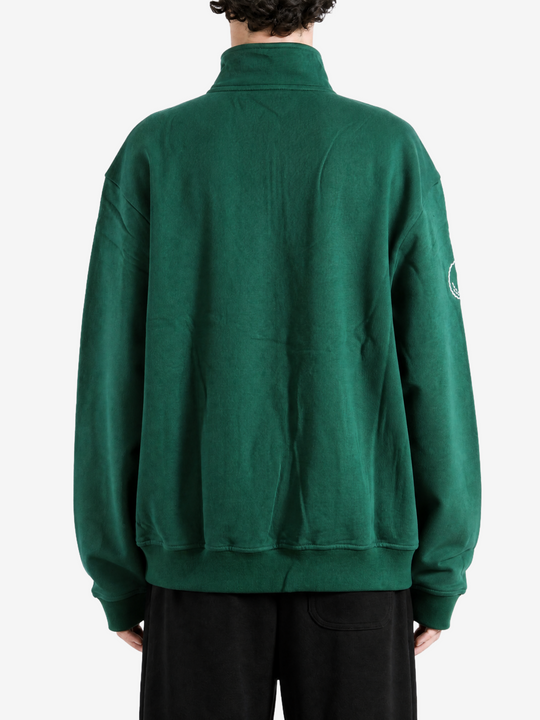 Green hoodie, full body view
