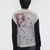 Tan t-shirt, full body view