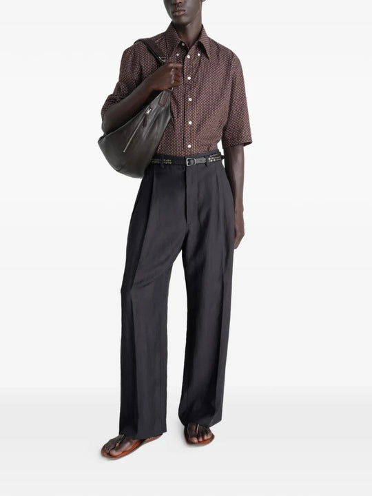 Black pants, full body view
