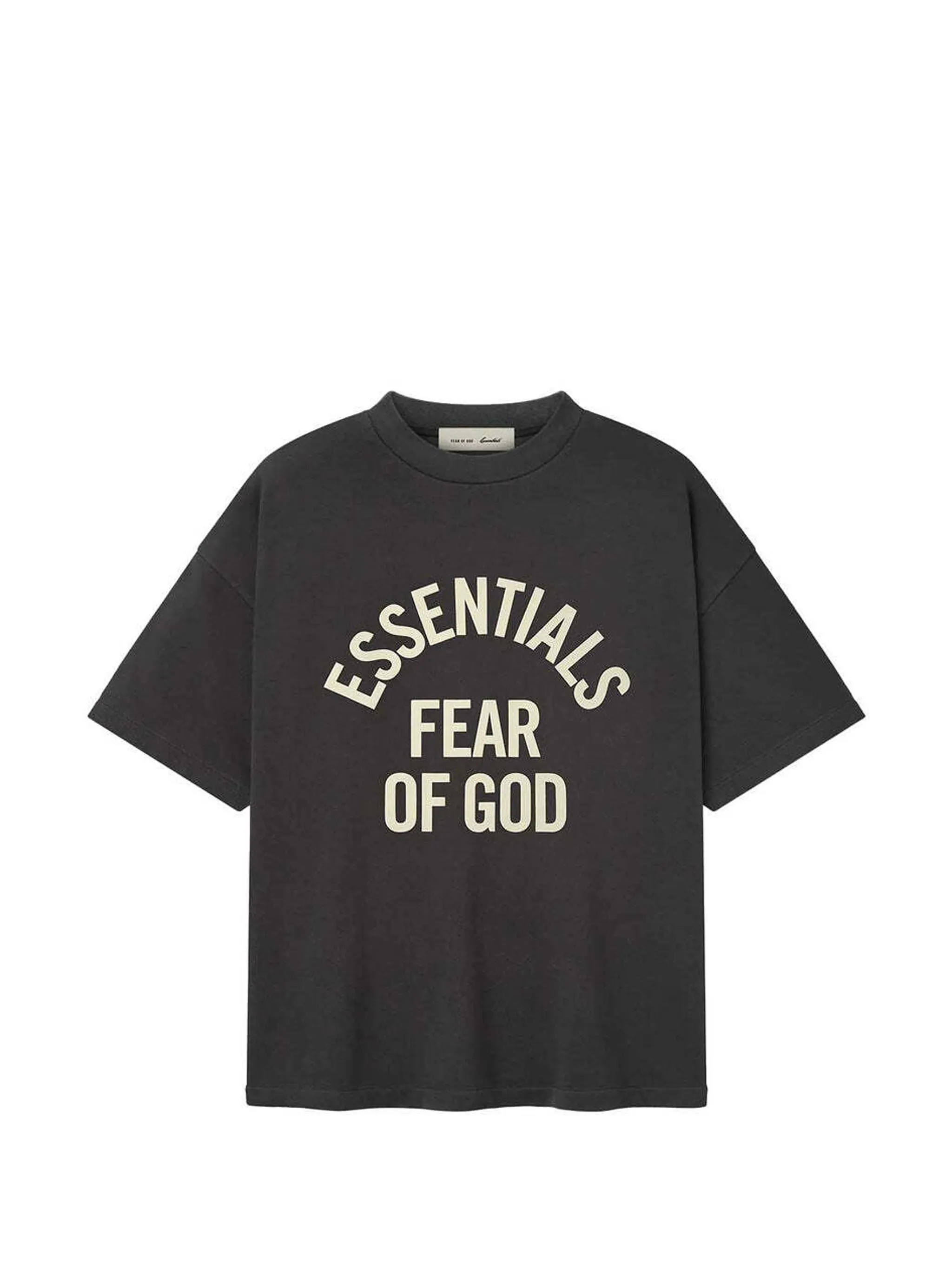 Black t-shirt, front view