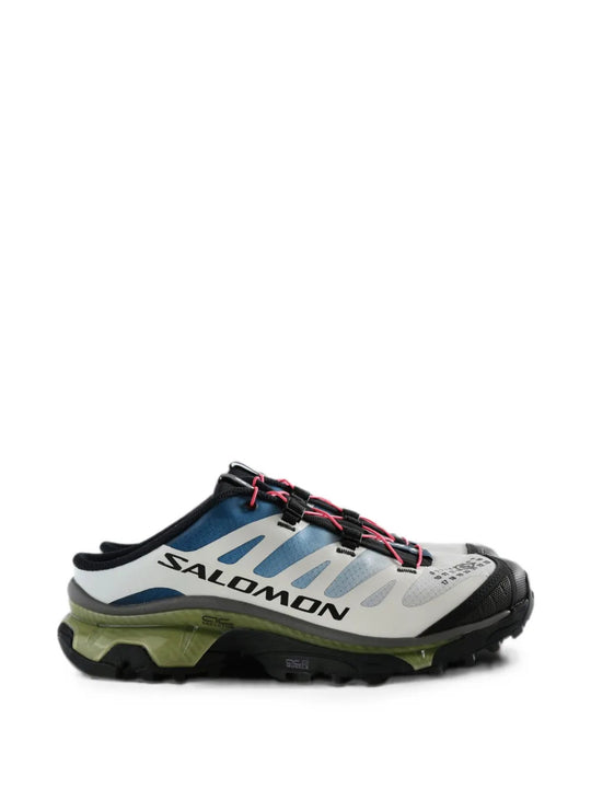 Blue shoes, front view