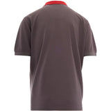 Brown t-shirt worn by a person, showing the t-shirt fit
