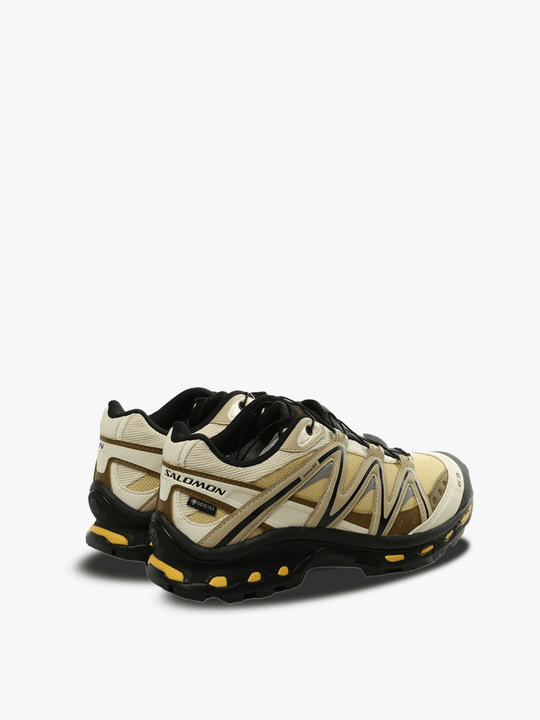 Yellow sneakers, front view