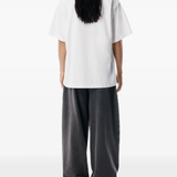 White t-shirt,full body view