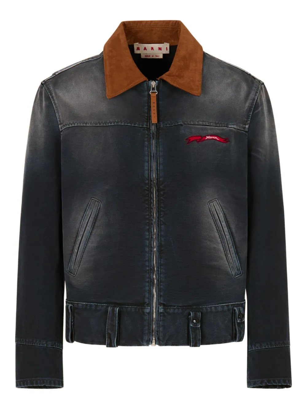 Black jacket, front view