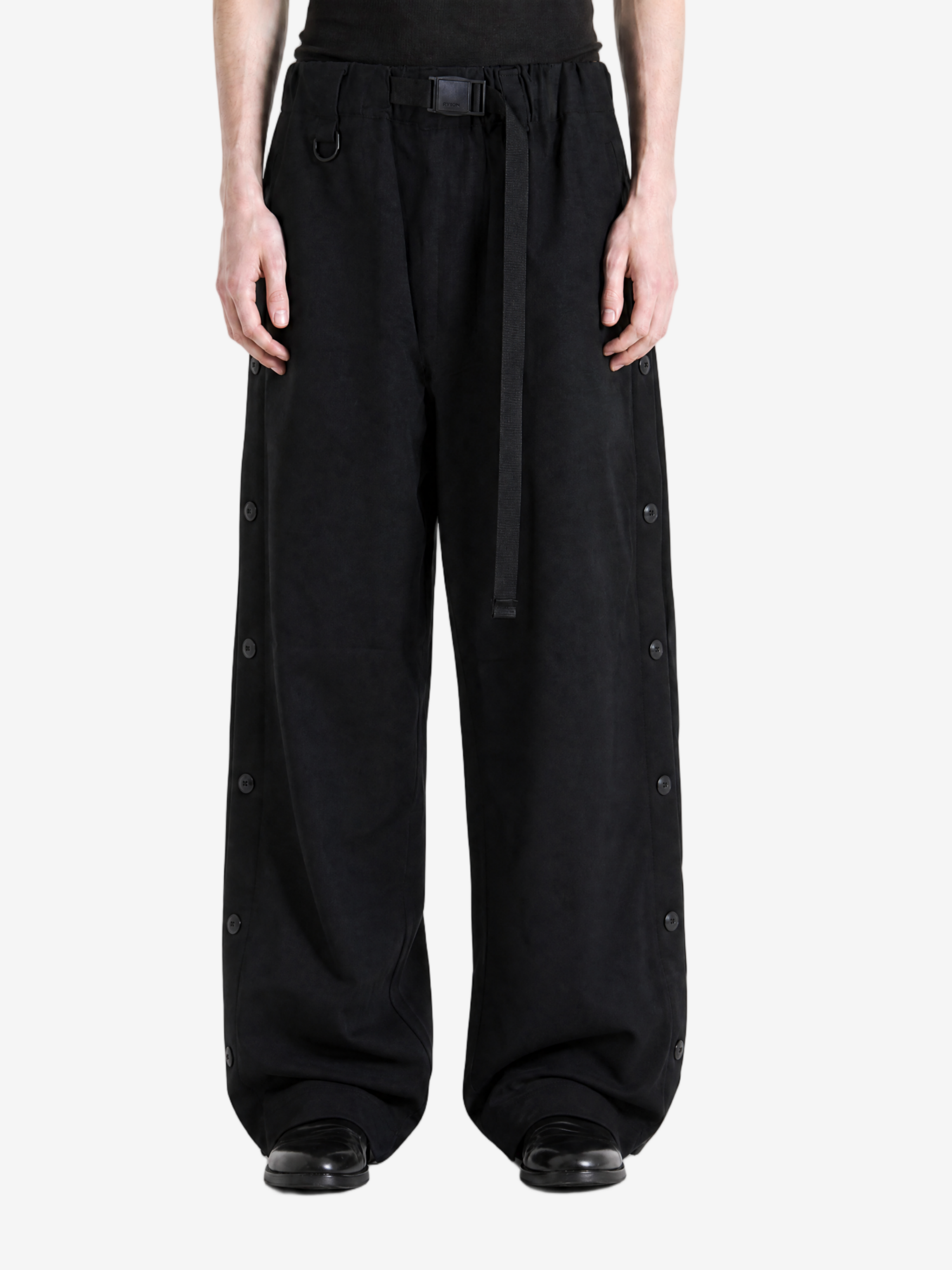 Black pants, full body view