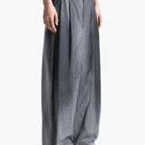 Grey pants, full body view