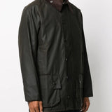 Brown jacket worn by a person, showing the jacket's fit