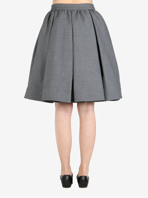 SHUSHU/TONG - Women Silhouette Pleated Skirt