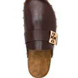 Brown sandal,top view