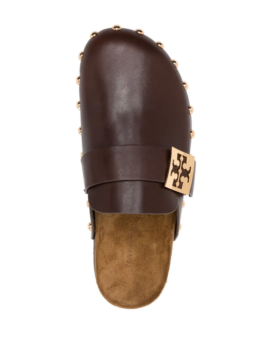 Brown sandal,top view
