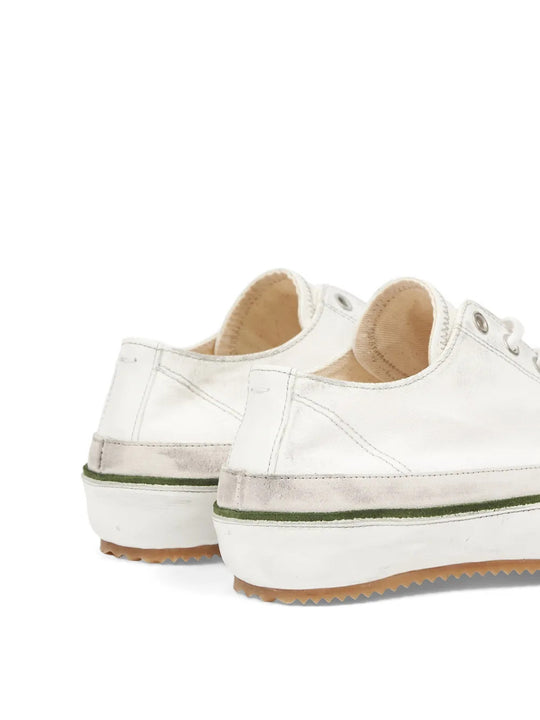 White shoes, side view
