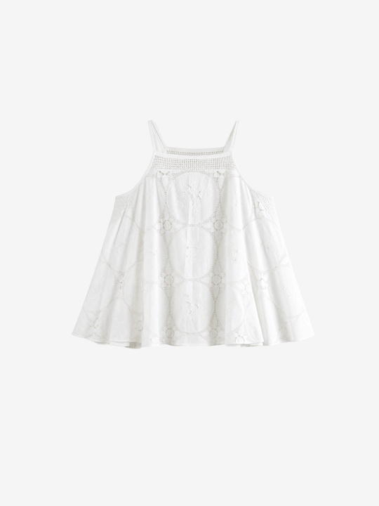 White dress, front view