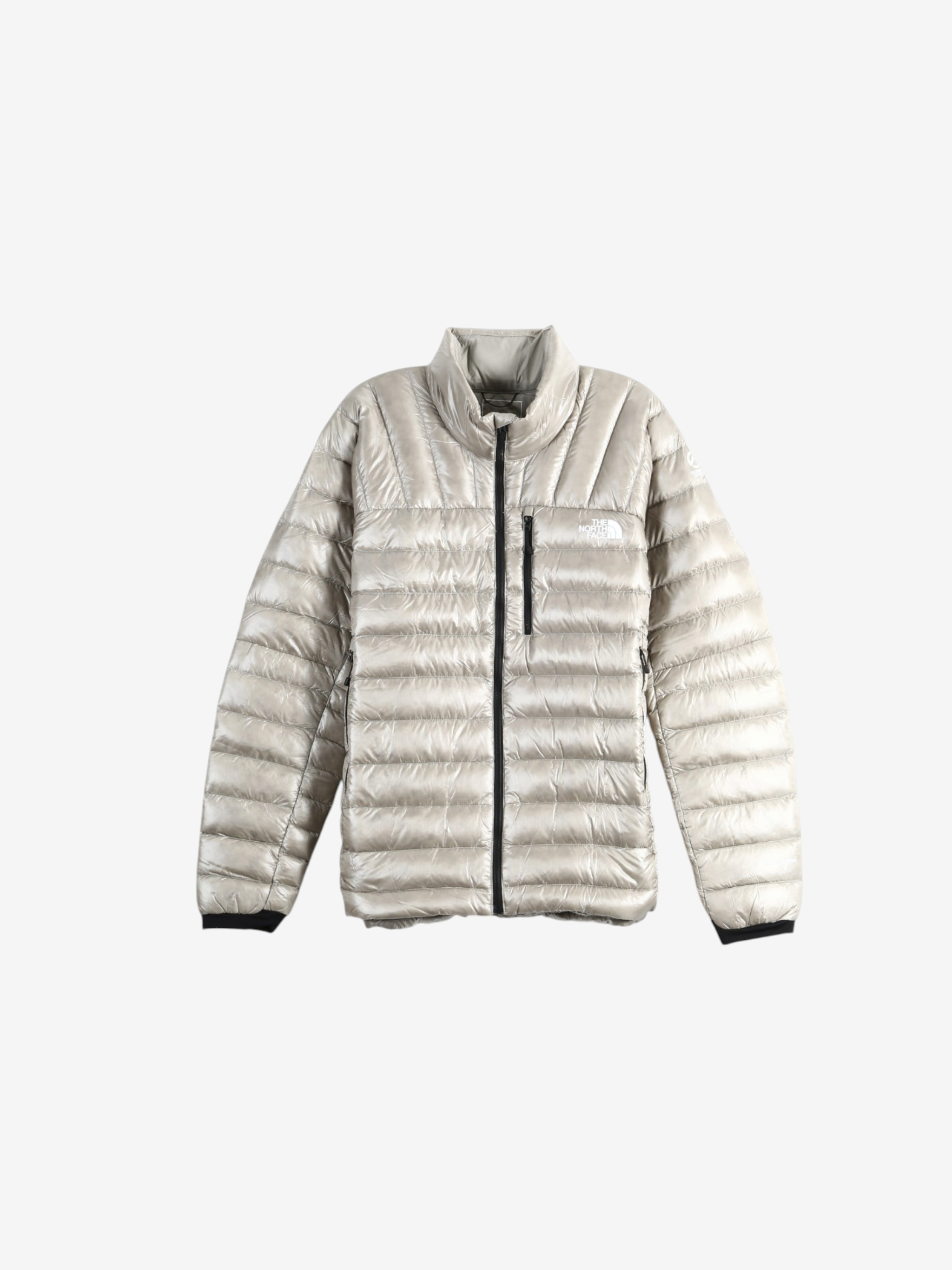 Tan jacket, front view