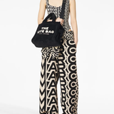 black bag worn by a person, showing the bag fit