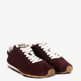 Red sneakers, side view