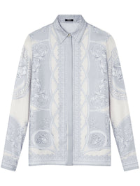 VERSACE - Women Coupe Des Dieux Barocco Foulard Silk Twill Formal Shirt