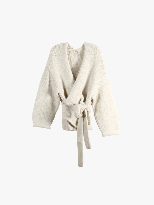 Tan jacket, front view