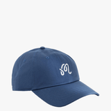 Blue hat, front view