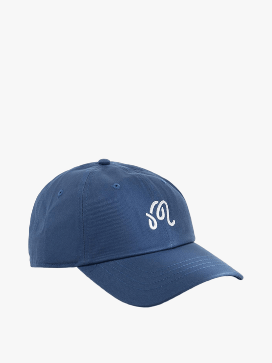 Blue hat, front view