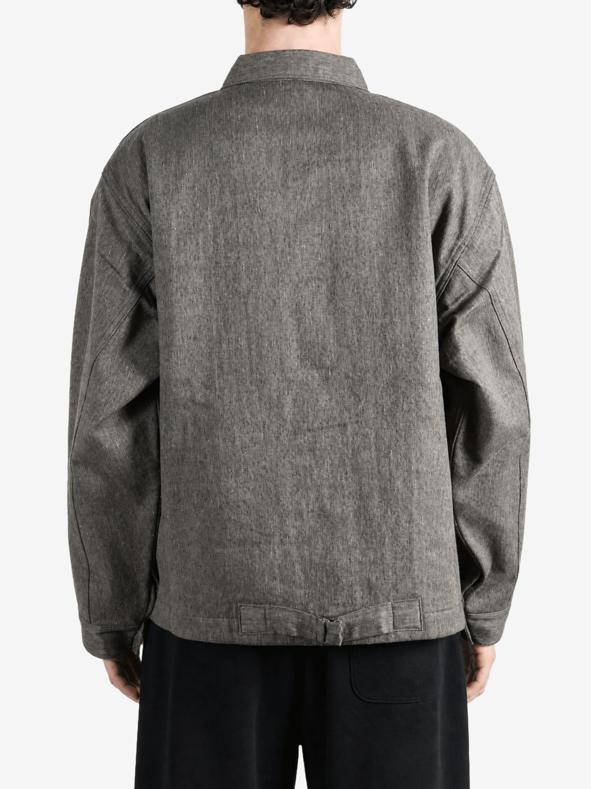 Grey jacket, front view