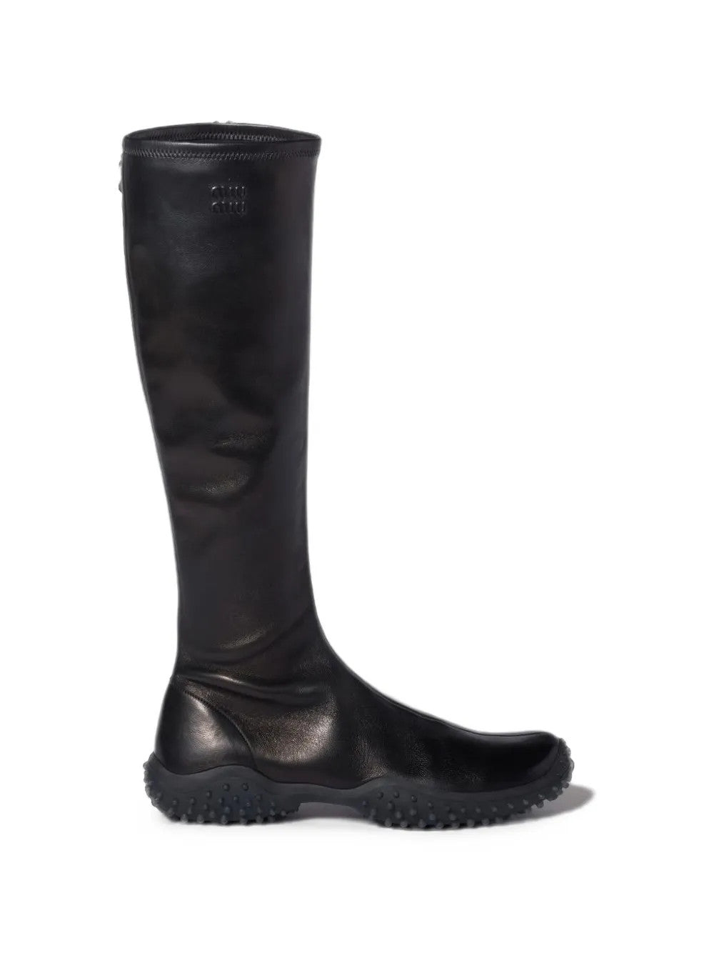 Black boots, side view