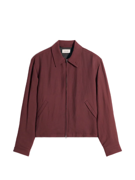 Red jacket, front view