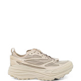 Tan shoes, front view