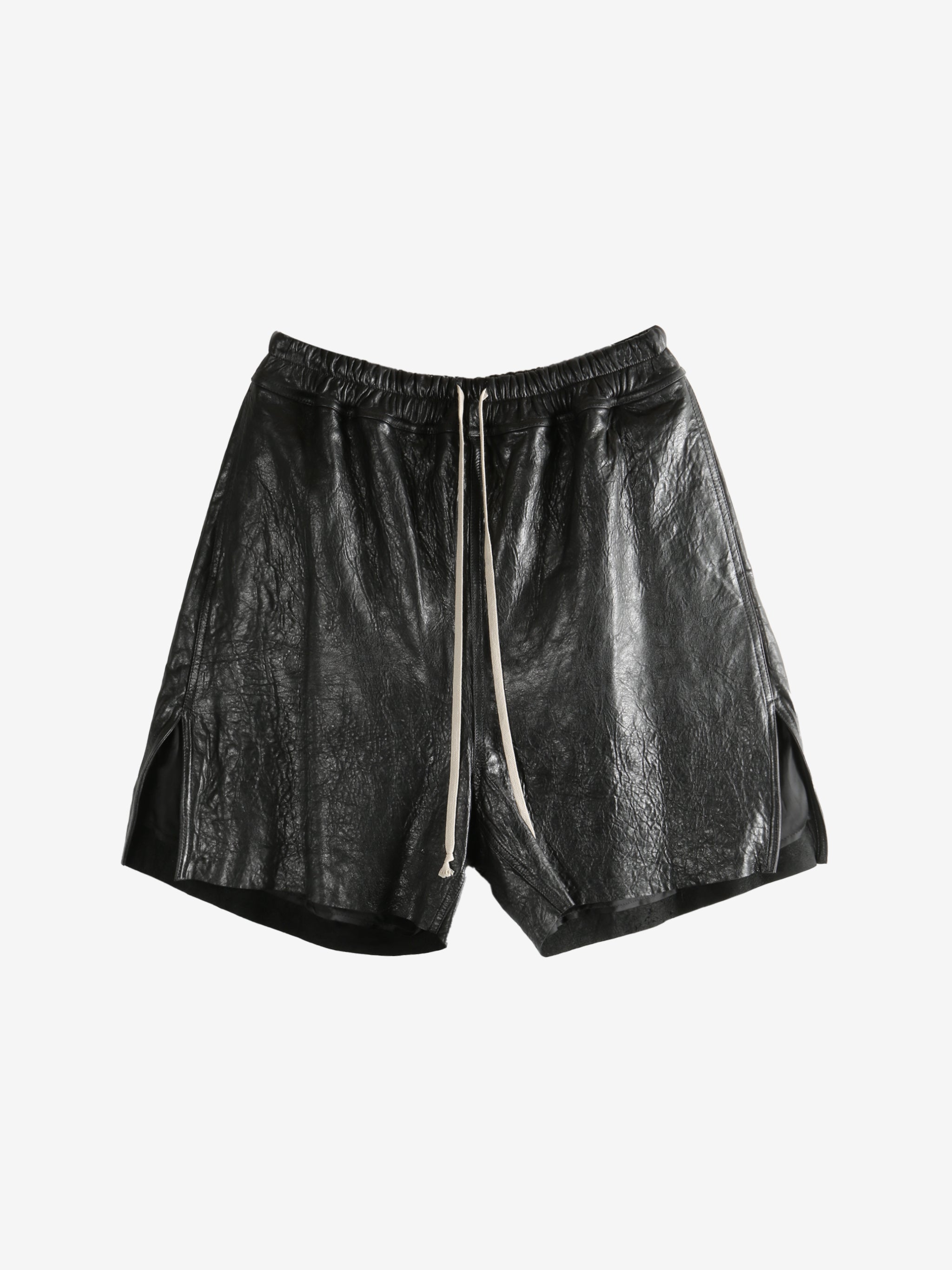 Black shorts, front view