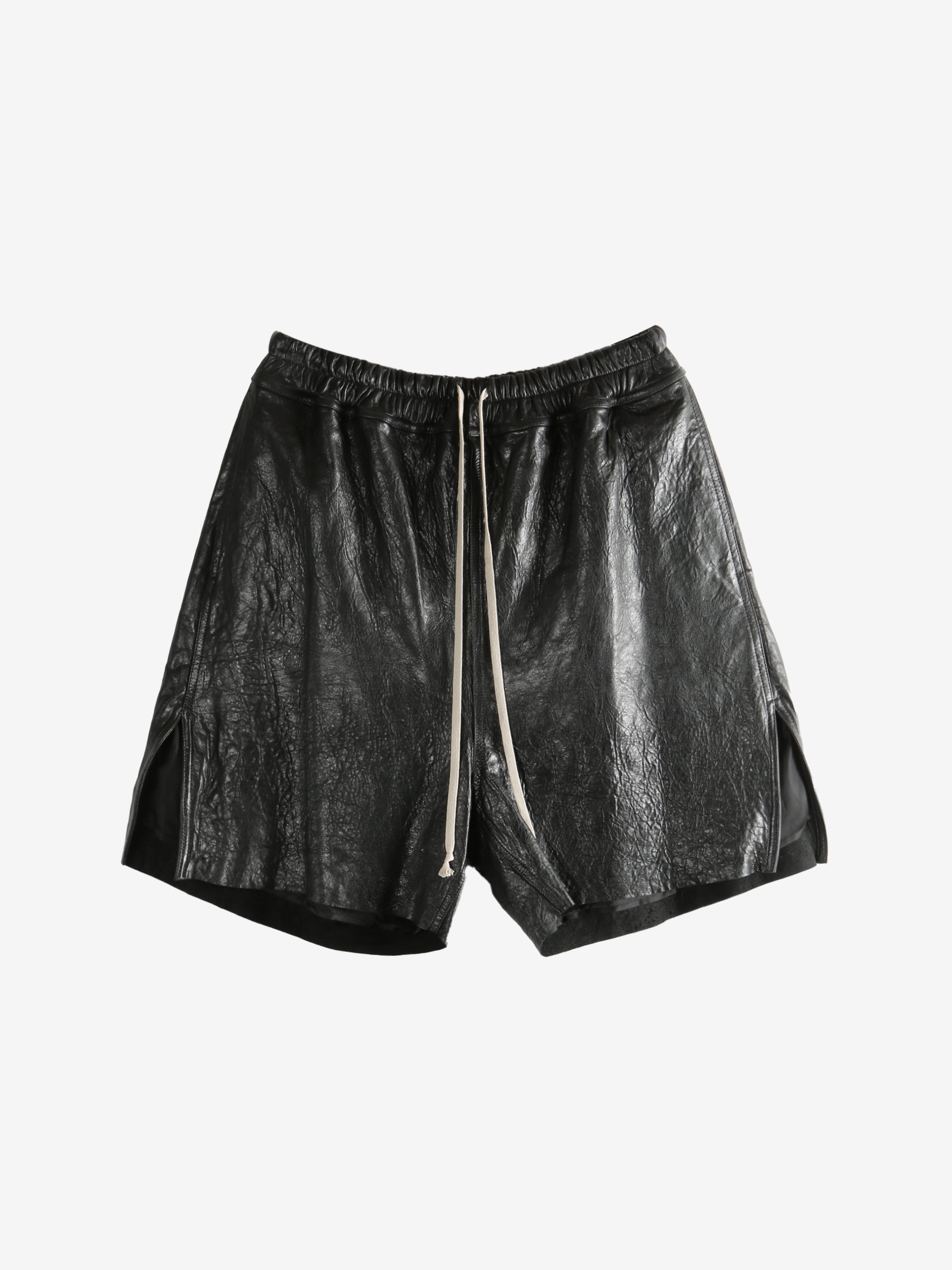 Black shorts, front view