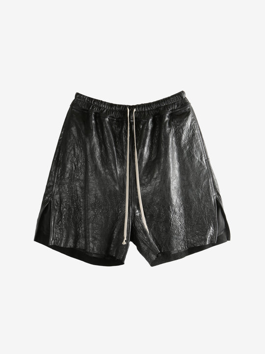 Black shorts, front view