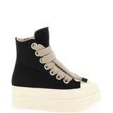 Black sneakers, side view