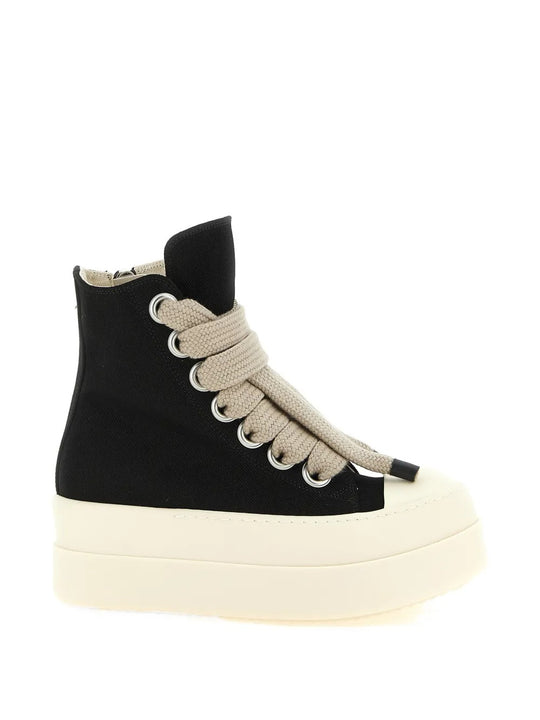 Black sneakers, side view