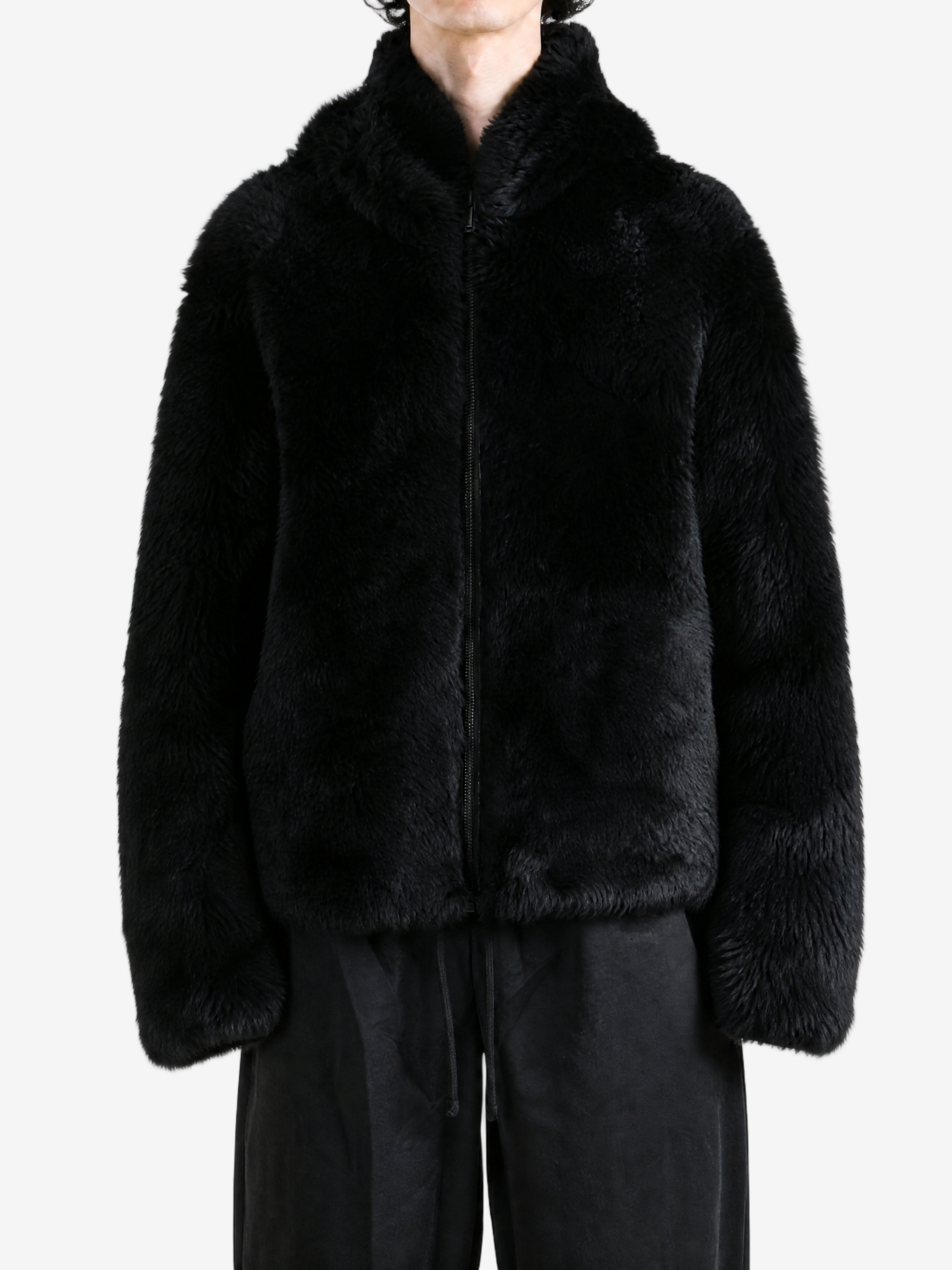 Black jacket, full body view