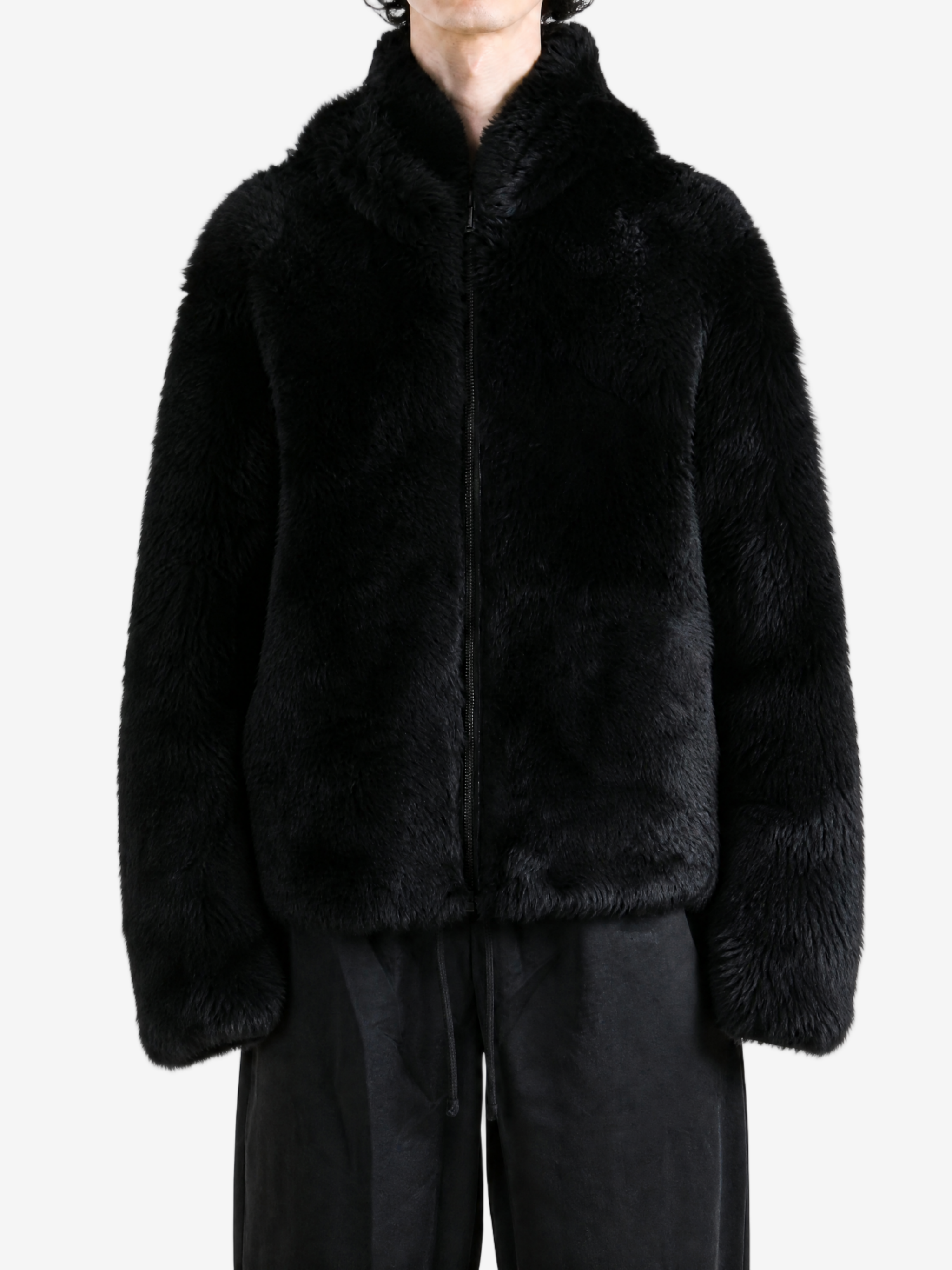 Black jacket, full body view