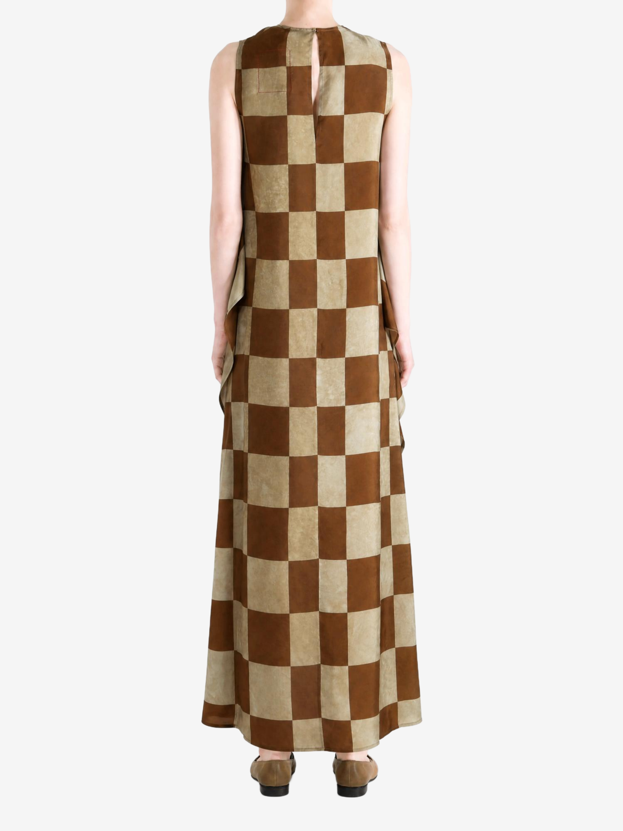 Brown dress, front view
