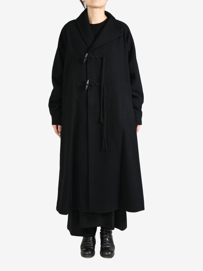 Y'S Women Long Toggle Button Coat