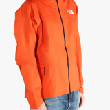 Red jacket worn by a person, showing the jacket fit