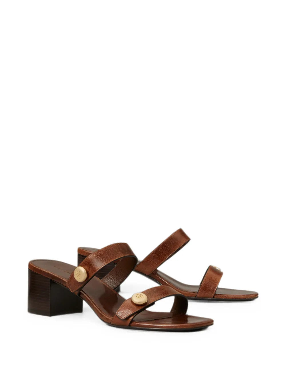 Brown shoes, front view